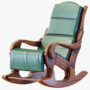 3D rocking chair model