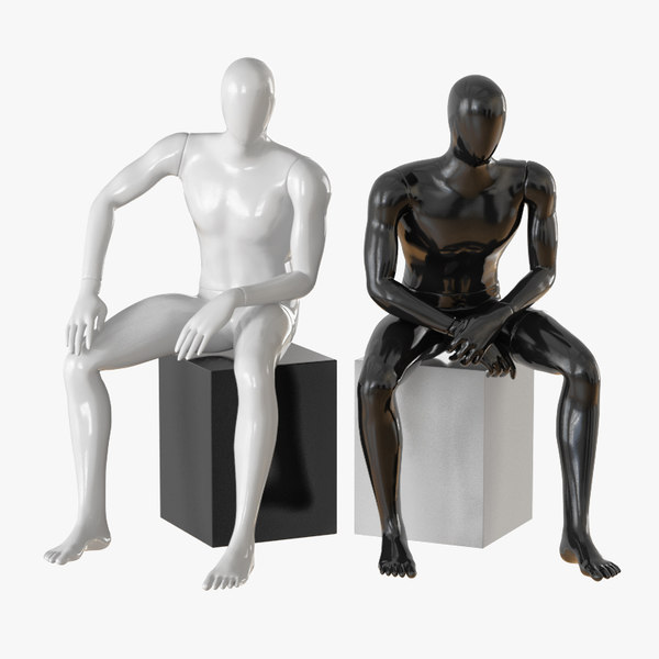 Faceless Male Mannequin 3d Turbosquid 1354080