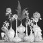 3D model flower bouquets
