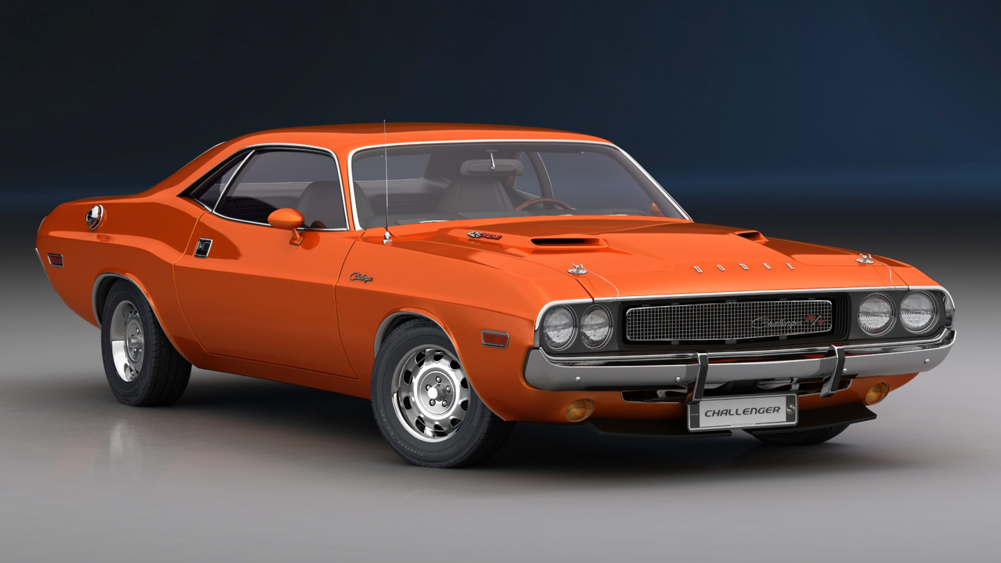 Dodge challenger 3d model