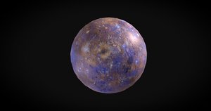 mercury planet ar 3D
