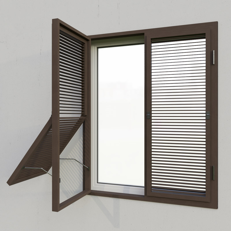 3D shutters 6 model - TurboSquid 1354437