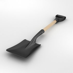 shovel square 3D model