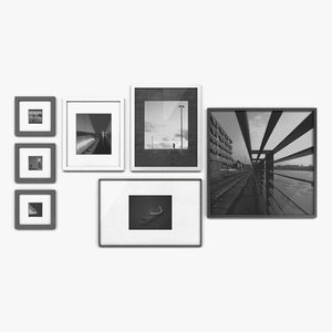 01 rectangular picture frames 3D