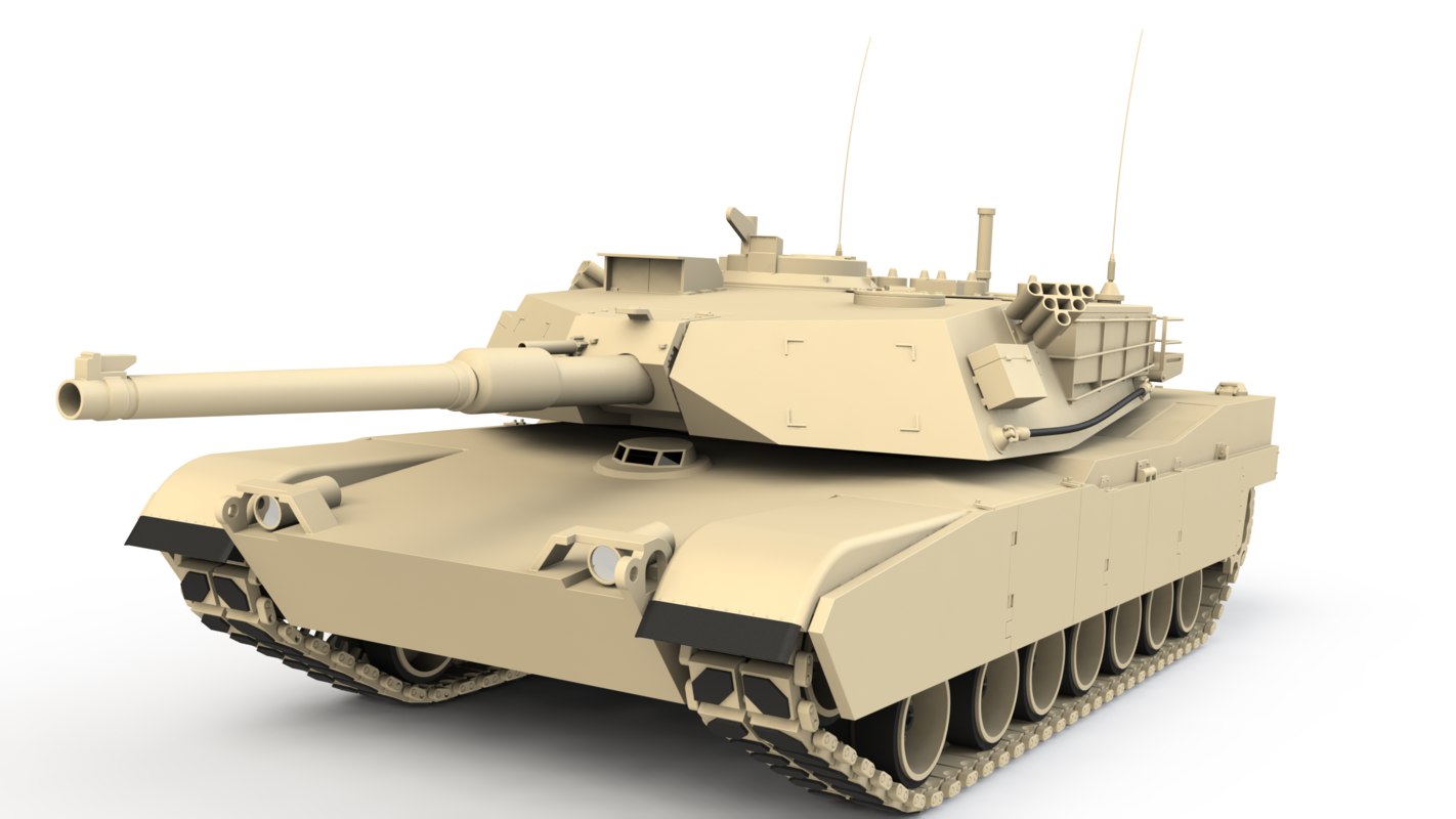 3D abrams m1 tank model - TurboSquid 1354432