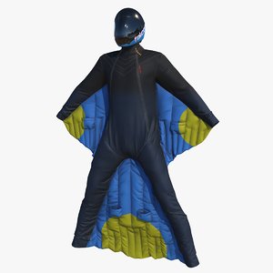 3D wingsuit pbr