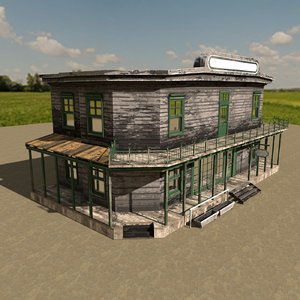 western house games 3D model