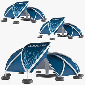 3D axion tents flower inflatable