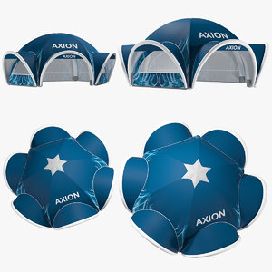 3D axion tents spider inflatable