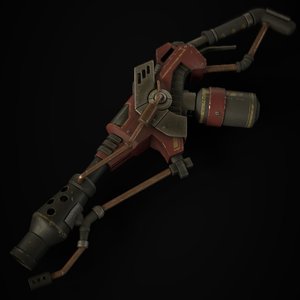 flame thrower 3D model