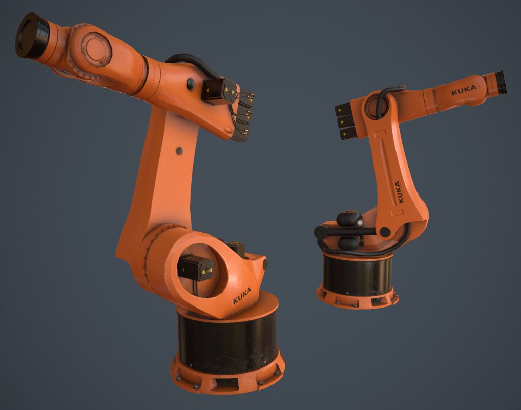 3D Kuka Robot Low-poly - TurboSquid 1354807