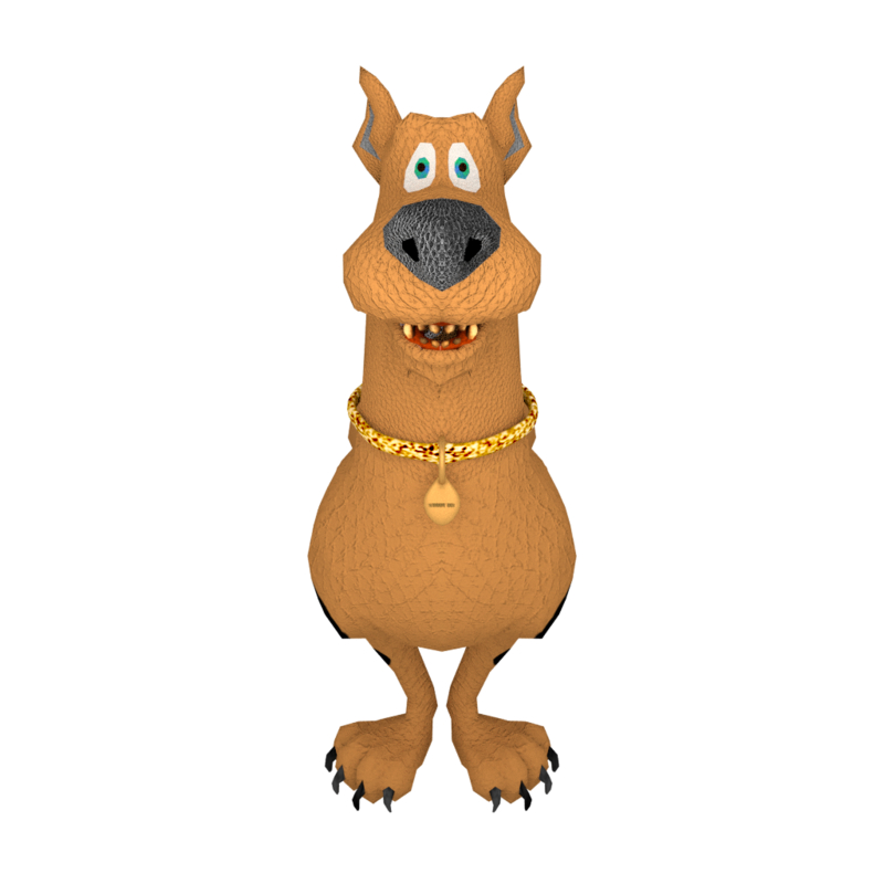 Caricatura De Scooby Doo Modelo 3d Turbosquid 1354899