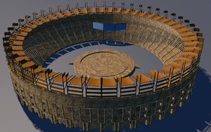 roman colosseum 3D model