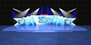 stage concert t 3D model