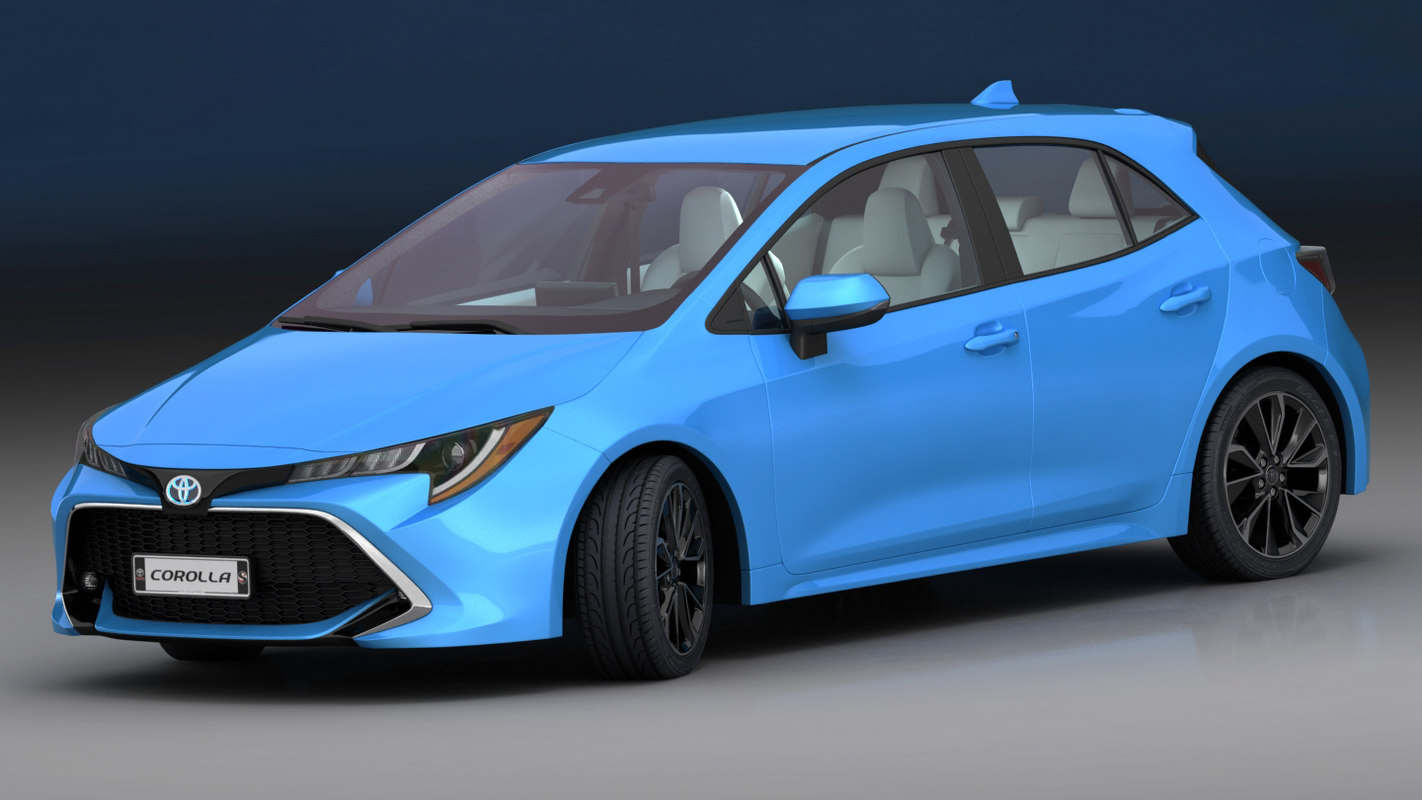 Toyota corolla 2019 model - TurboSquid 1355098