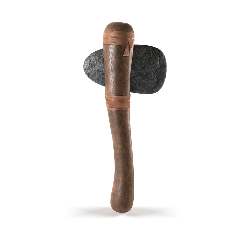 modelo 3d Hacha de piedra - TurboSquid 1355396