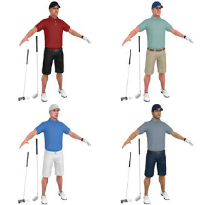 3D pack golfer s