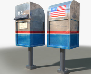 3D generic mail box style