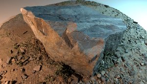 rock granite quarry 3D model