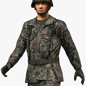 3D soldier model