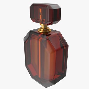 3D photorealistic perfume bottle