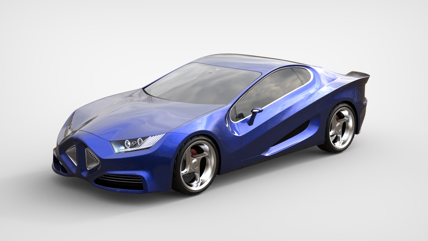 Concept design car 3D model - TurboSquid 1349470