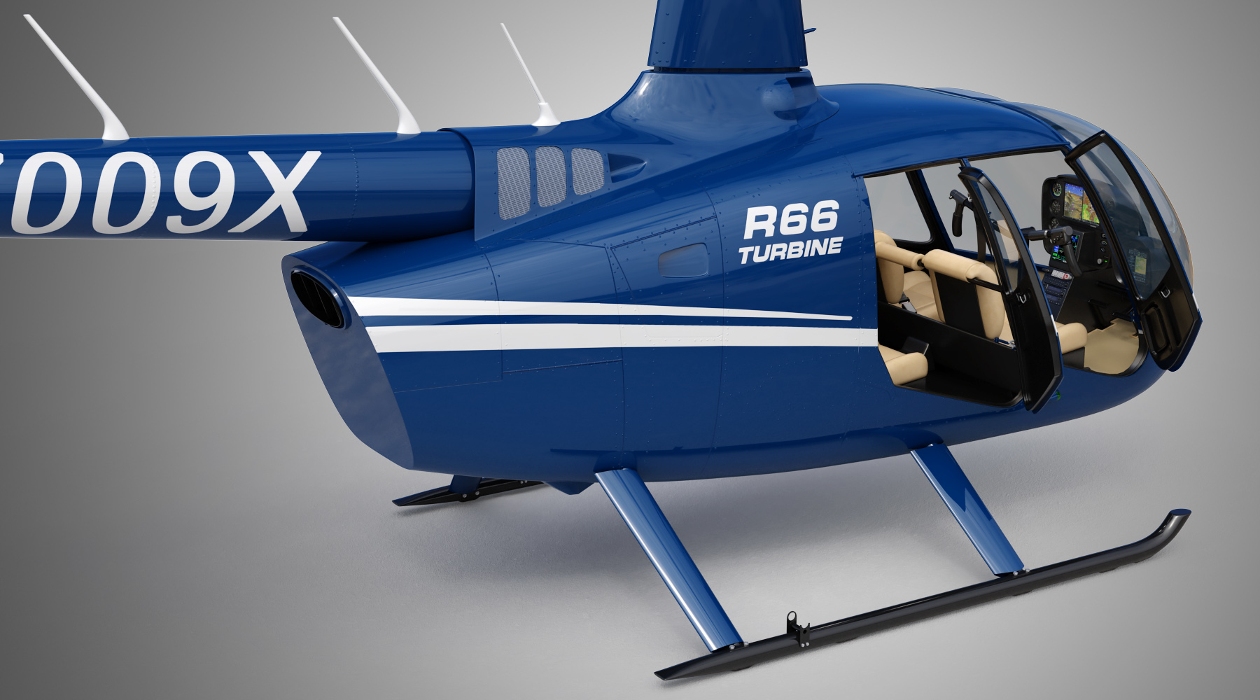 Helicopter robinson r66 turbine 3D - TurboSquid 1350725