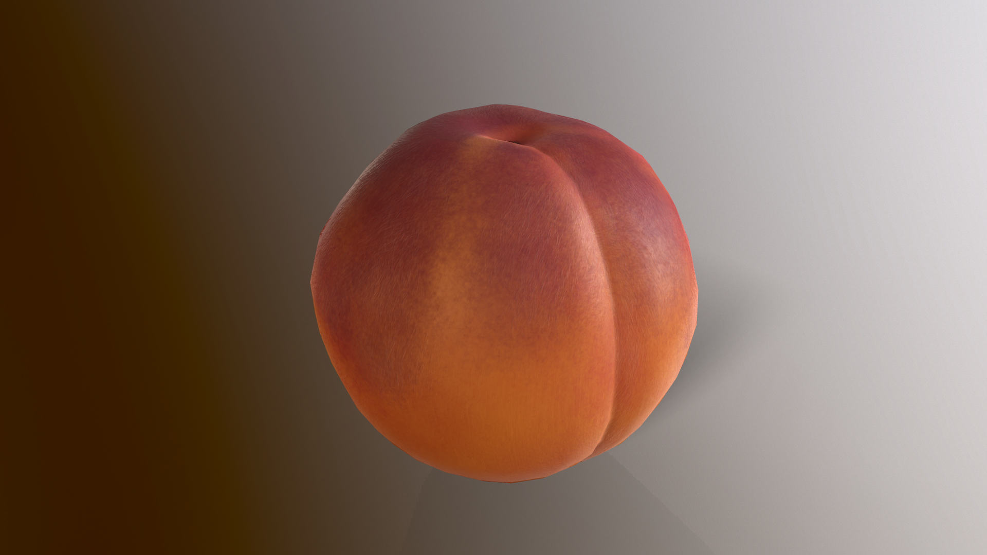 peach fruit food model