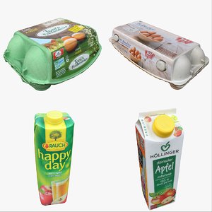 3D food drink cartons