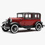 3D 1929 fordor sedan model