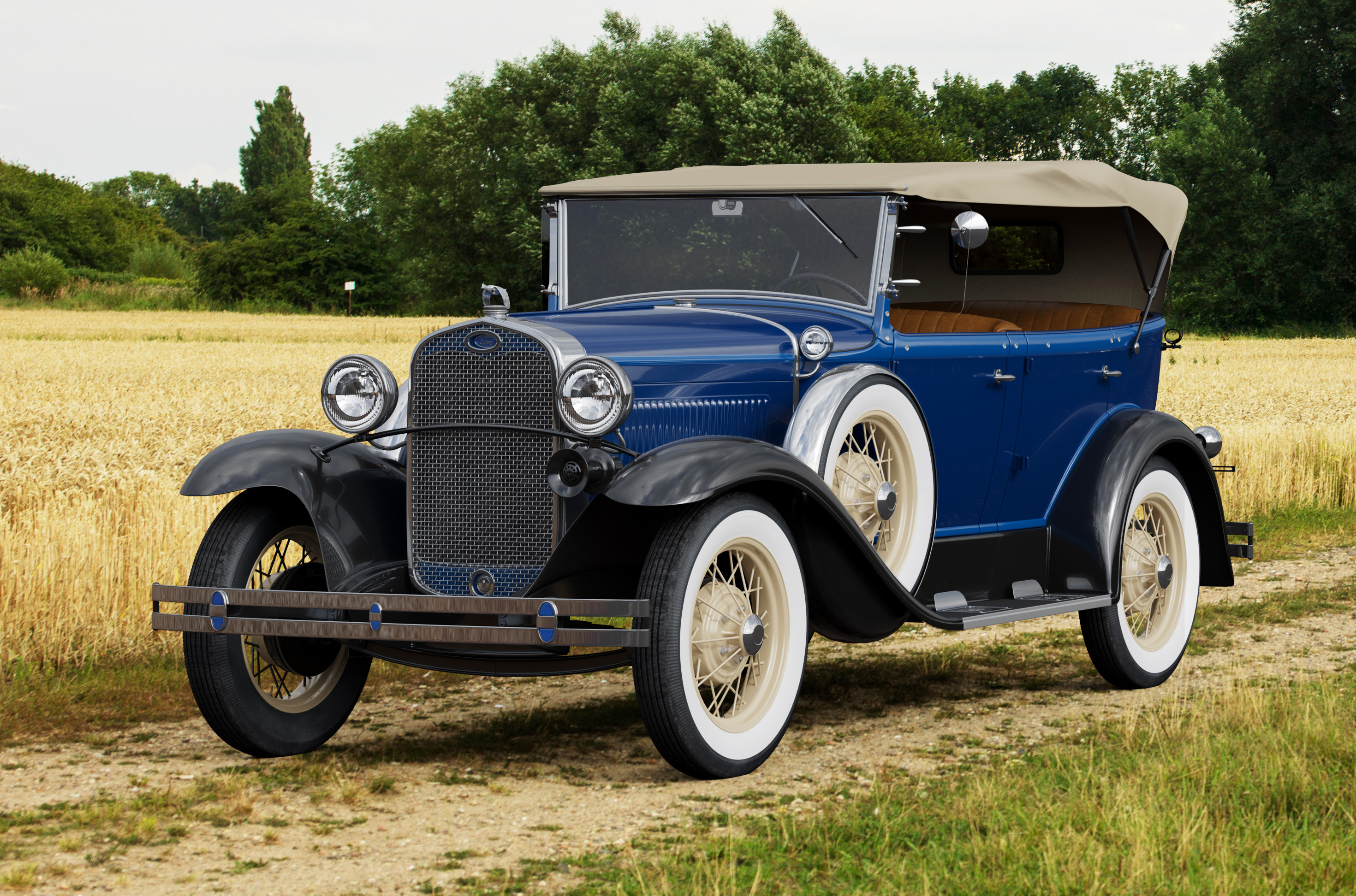 福特模型a 1931辉腾3d模型