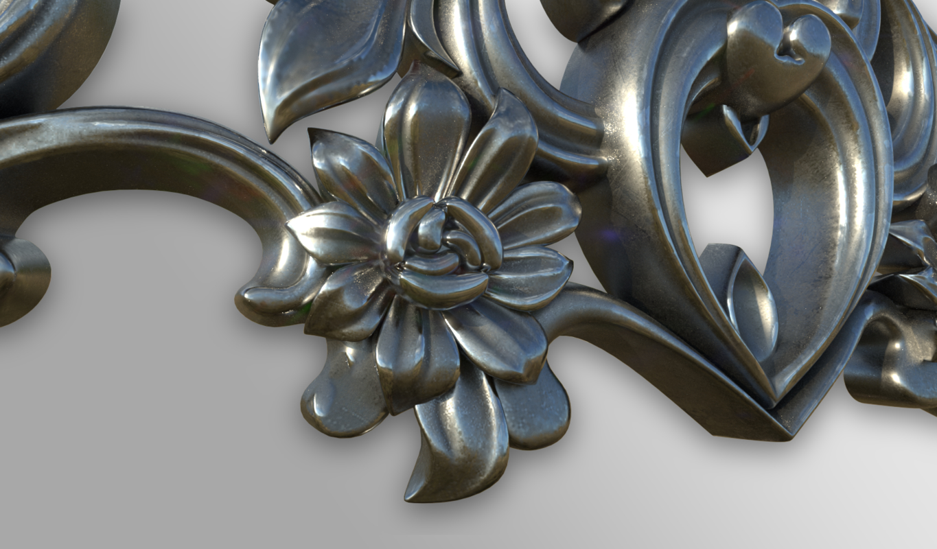 3D Baroque Ornament - TurboSquid 1355858