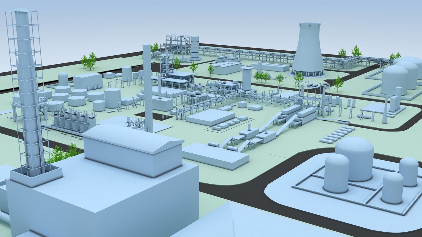 Проекты производственных объектов. 3д модель НПЗ STP. Макет 3d завода ТАЛКО. Завод в 3ds Max. Фабрика 3д модель NFT.