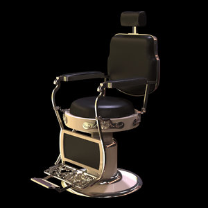 barber chair 3D model