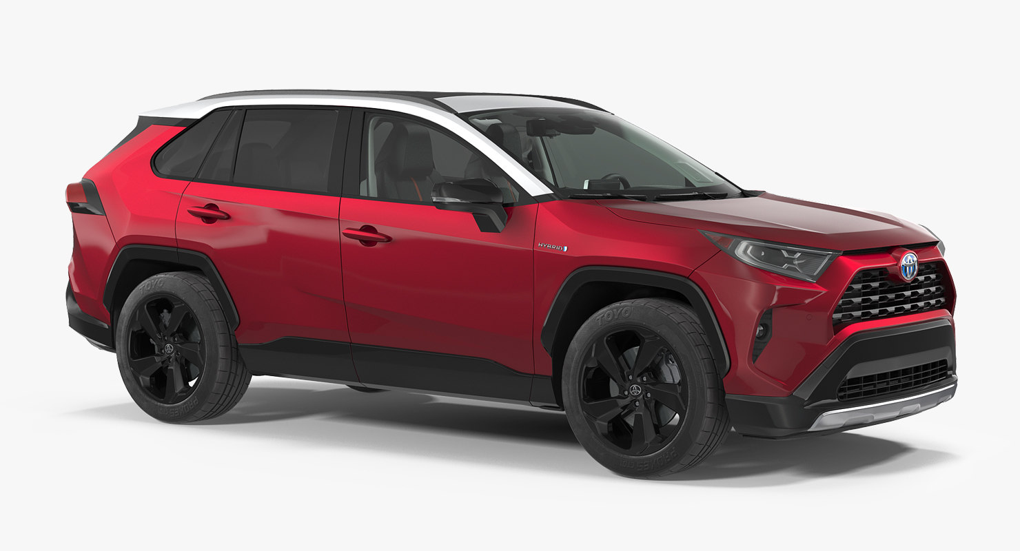 Toyota rav4 hybrid 2019 model - TurboSquid 1356448