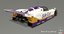 xjr-9lm xjr-9 race car 3D model