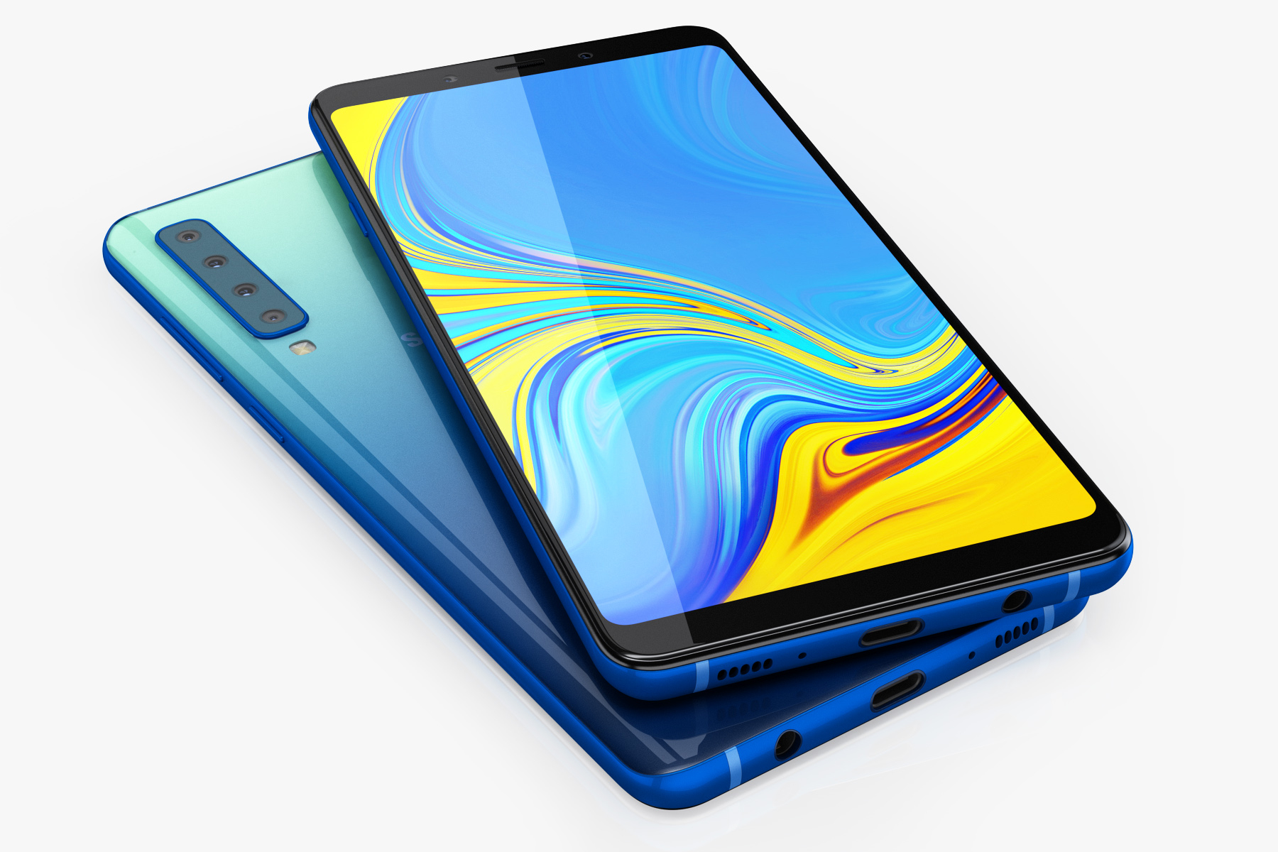 samsung a9 blue colour