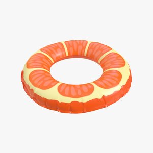 realistic float ring 12 3D model