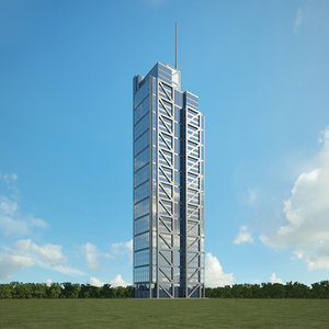 heron tower 3D model