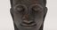 3D buddha head