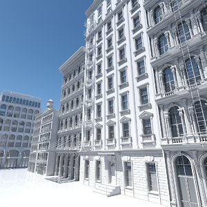 street buildings 3D
