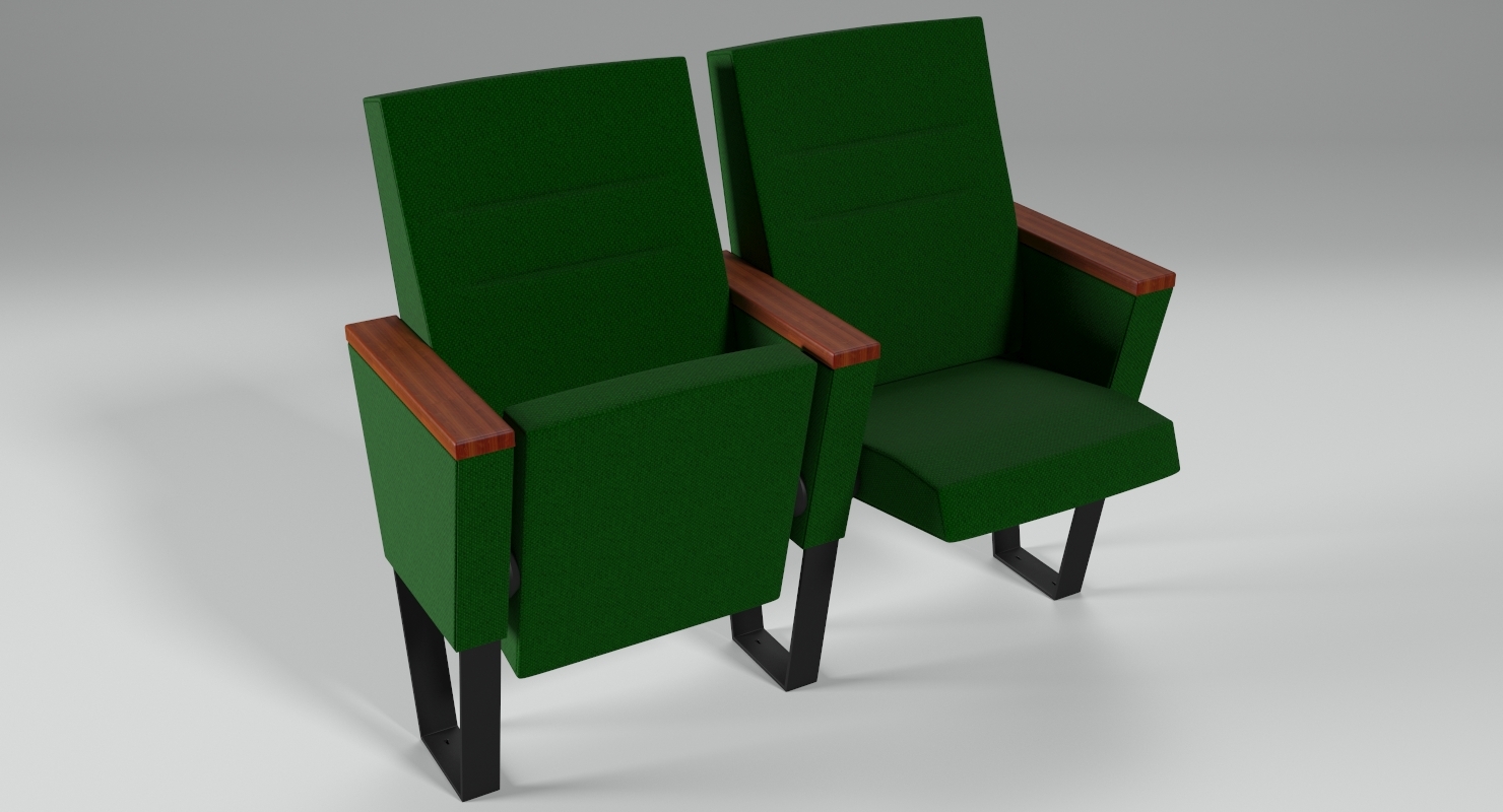 3d Auditorium Chair Turbosquid 1356882