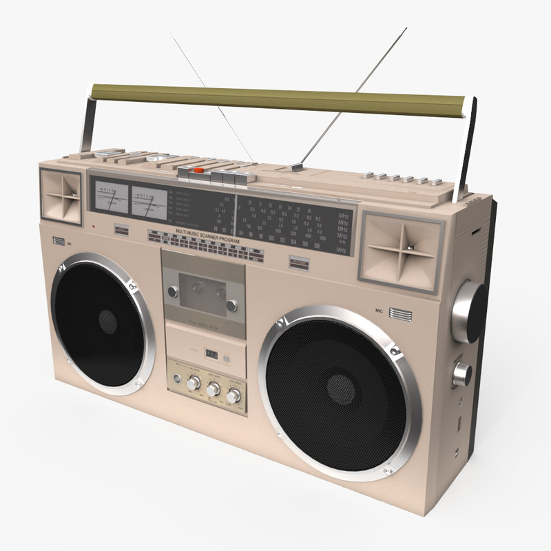 3D model boombox boom box - TurboSquid 1356934