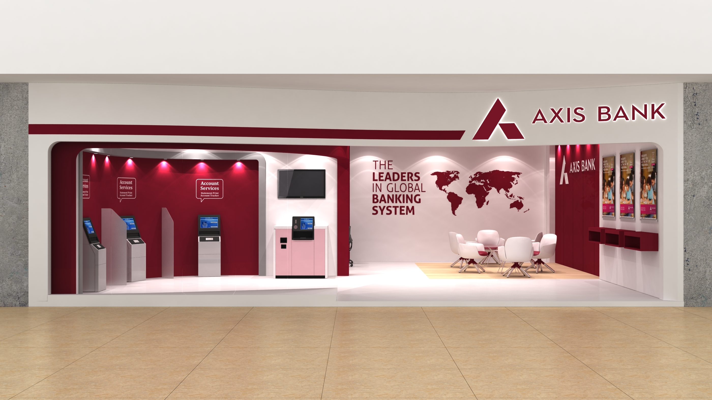 Axis Bank Lobby 3d Model Turbosquid 1357111