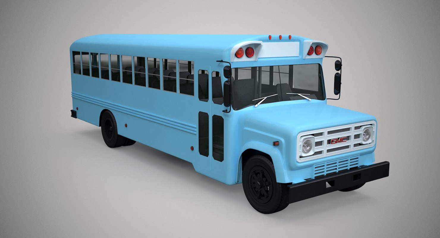 gmc school bus toy