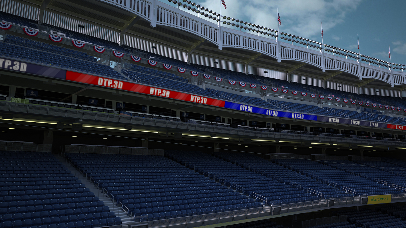 3d yankee stadium audience animations