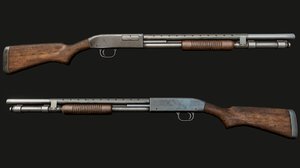 3D shotgun m590 pbr