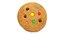 3D biscuits cookies plates model