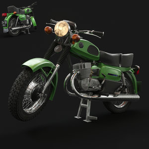soviet motorcycles voskhod moto 3D