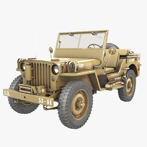 jeep willys 3D model